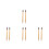 8Pcs Bamboo Dip Pens for Beginners Beige Handcrafted Calligraphy Tool 5