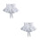 2Pièces Polyester Ruffle Élégant Pour 4