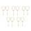 10Pièces Croix Auto , Pendentif Pour Miroir Design Raffiné 4