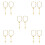 10Pièces Croix Auto , Pendentif Pour Miroir Design Raffiné 7