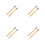 8Pcs Bamboo Dip Pens for Beginners Beige Handcrafted Calligraphy Tool 6