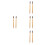 8Pcs Bamboo Dip Pens for Beginners Beige Handcrafted Calligraphy Tool 10