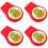 4Pièces De Clip Casquette Golf Silicone Adorable 7