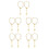 10Pièces Croix Auto , Pendentif Pour Miroir Design Raffiné 8
