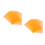 20Pièces PVC Orange Transparentes Pour Écoles 7