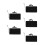 5Pièces Chauffant Semis USB En PU Noir, Température Ajustable 9