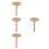 4Pièces Brosses Filatures Pour Laine Mélangée Multi Couleur 4