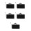 5Pièces Chauffant Semis USB En PU Noir, Température Ajustable 4