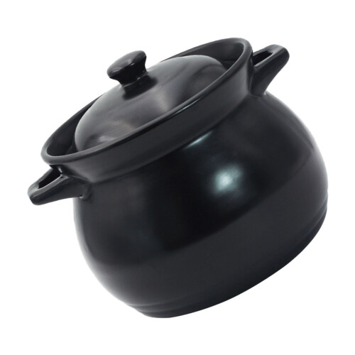 2Pièces Casserole Polyvalente Noire En Céramique Pour 2