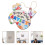 3Pièces Pancartes En Bois Multicolores Pour Mur Porte, Décor École 11