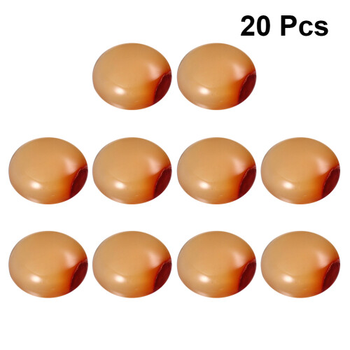 20Pièces Patchs Rond En Agate Artisanat DIY Café 1