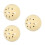 3Pièces Boules Billard Synthétiques Beige Pour Jeu Précis 8-Ball 4