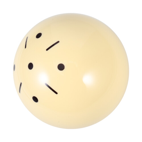 3Pièces Boules Billard Synthétiques Beige Pour Jeu Précis 8-Ball 2