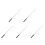 5Pièces Pointer Enseignant Noir Extensible Avec Embout En Feutre 2