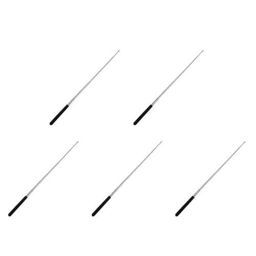 5Pièces Pointer Enseignant Noir Extensible Avec Embout En Feutre 1