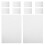 40Pièces De Pochoir PVC Transparent Pour 3D Pen Réutilisables 1
