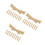 30Pièces Raffermissant Marron Invisible PVC 10