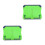 2Pièces Pupitre Pliable Vert ABS Pour Partitions Antirayures 9