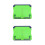 2Pièces Pupitre Pliable Vert ABS Pour Partitions Antirayures 7