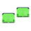 2Pièces Pupitre Pliable Vert ABS Pour Partitions Antirayures 8