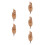 5Pièces Main Bois Solide Articulée Flexible Décor Professionnel 9