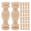 100Pièces Balustres Bois Khaki Style Pour Rambarde Porche 1