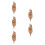 5Pièces Main Bois Solide Articulée Flexible Décor Professionnel 4