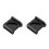 2Pièces -Ceinture Métal Noir Épée Clip Idéal Cosplay 9