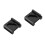 2Pièces -Ceinture Métal Noir Épée Clip Idéal Cosplay 6