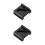 2Pièces -Ceinture Métal Noir Épée Clip Idéal Cosplay 7