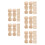 100Pièces Balustres Bois Khaki Style Pour Rambarde Porche 5