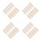 40Pièces Kit Connecteurs Beige Pour Tringles Rideaux Maison 10