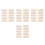 40Pièces Kit Connecteurs Beige Pour Tringles Rideaux Maison 8