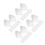 100Pièces Sacs Epe Blancs Pour Expédition Protection Articles 6