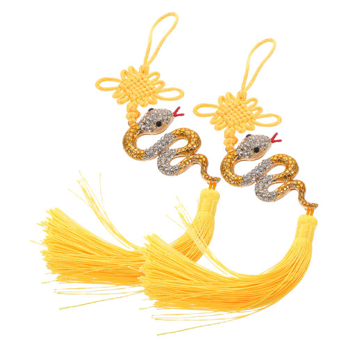 8Pièces Pendentifs Serpent Année Chinoise Alliage 2