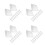 100Pièces Sacs Epe Blancs Pour Expédition Protection Articles 7
