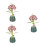 3Ensembles Bouquet Hydrangea Bois DIY Décor De Bureau Couleurs Variées 4