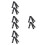 8Pièces Ceinture PU Costume Cosplay Accessoire Mode 4