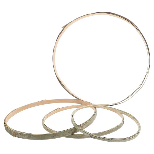 12Pièces Bandes En Bambou Pour , Matériel Artisanal Multi Usage 2