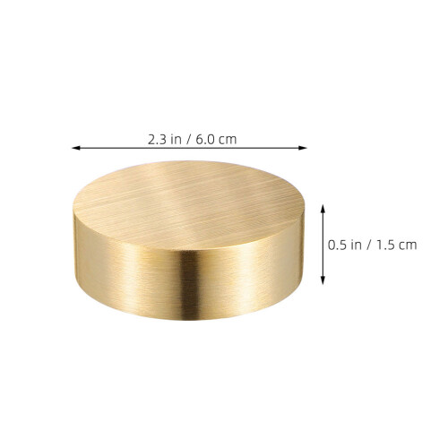 2Pièces Poids Papier , Poids Small En Laiton Durable 1