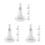 12Pièces Support Solaire ABS Rotatif 360 Mural Plafond 10