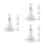 12Pièces Support Solaire ABS Rotatif 360 Mural Plafond 9