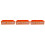 3Pièces Bols À Bois Orange Décor Table Automne 8