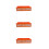 3Pièces Bols À Bois Orange Décor Table Automne 6