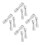 12Pcs Grey Stainless Steel Countersunk Handle Screws for DIY Use 5