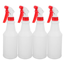 16Pcs Red ABS Spray Bottles Reusable Leakproof for Household Cleaning