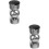 2Pièces Main Courante Inox Durable Usage Maison Argent 8