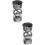 2Pièces Main Courante Inox Durable Usage Maison Argent 9