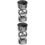2Pièces Main Courante Inox Durable Usage Maison Argent 7