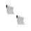 2Pièces Tapis Chinoise Réutilisable Gris Pour Pratique 9